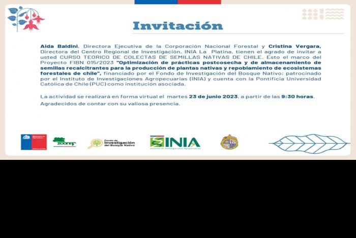 Curso Colecta Semillas Nativas